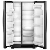 Whirlpool WRS315SNHB Side by Side Refrigerator, 36 inch Width, Optional Ice Maker (Special Order), 25.1 cu. ft. Capacity, Black colour