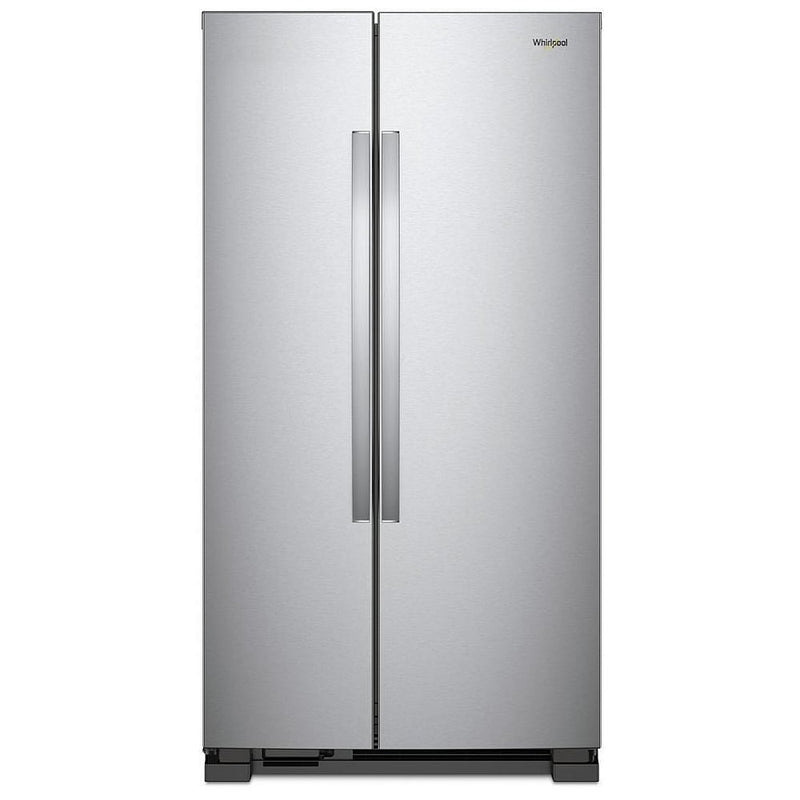 Whirlpool WRS315SNHM Side by Side Refrigerator, 36 inch Width, Optional Ice Maker (Special Order), 25.1 cu. ft. Capacity, Stainless Steel colour