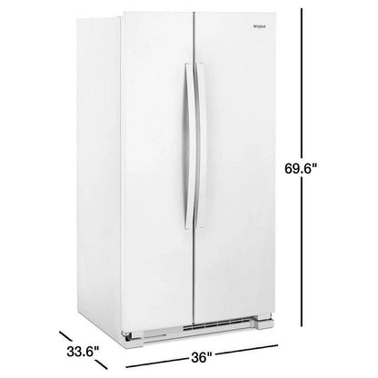Whirlpool WRS315SNHW Side by Side Refrigerator