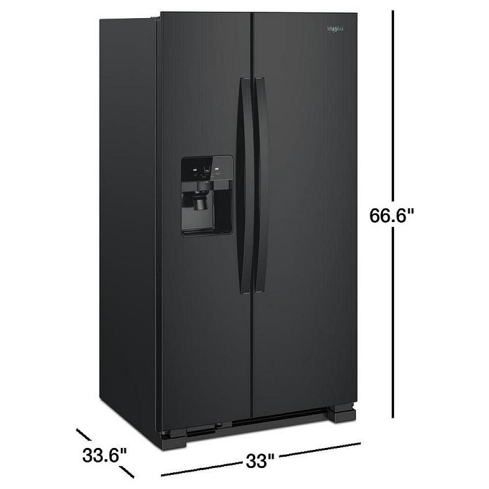 Whirlpool WRS321SDHB Side by Side Refrigerator
