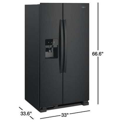 Whirlpool WRS321SDHB Side by Side Refrigerator