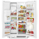 Whirlpool WRS321SDHW Side by Side Refrigerator, 33 inch Width, Ice Dispenser (Thru Door), Water Dispenser (Exterior), 21.4 cu. ft. Capacity, White colour