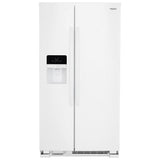 Whirlpool WRS321SDHW Side by Side Refrigerator, 33 inch Width, Ice Dispenser (Thru Door), Water Dispenser (Exterior), 21.4 cu. ft. Capacity, White colour