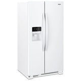 Whirlpool WRS321SDHW Side by Side Refrigerator, 33 inch Width, Ice Dispenser (Thru Door), Water Dispenser (Exterior), 21.4 cu. ft. Capacity, White colour