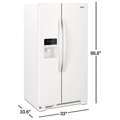 Whirlpool WRS321SDHW Side by Side Refrigerator