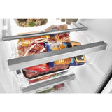 Whirlpool WRS321SDHZ Side by Side Refrigerator, 33 inch Width, Ice Dispenser (Thru Door), Water Dispenser (Exterior), 21.4 cu. ft. Capacity, Stainless Steel colour