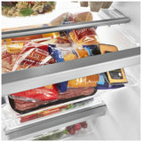 Whirlpool WRS321SDHZ Side by Side Refrigerator, 33 inch Width, Ice Dispenser (Thru Door), Water Dispenser (Exterior), 21.4 cu. ft. Capacity, Stainless Steel colour