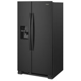 Whirlpool WRS325SDHB Side by Side Refrigerator, 36 inch Width, Ice Dispenser (Thru Door), Water Dispenser (Exterior), 25 cu. ft. Capacity, Black colour