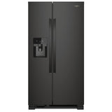 Whirlpool WRS325SDHB Side by Side Refrigerator, 36 inch Width, Ice Dispenser (Thru Door), Water Dispenser (Exterior), 25 cu. ft. Capacity, Black colour