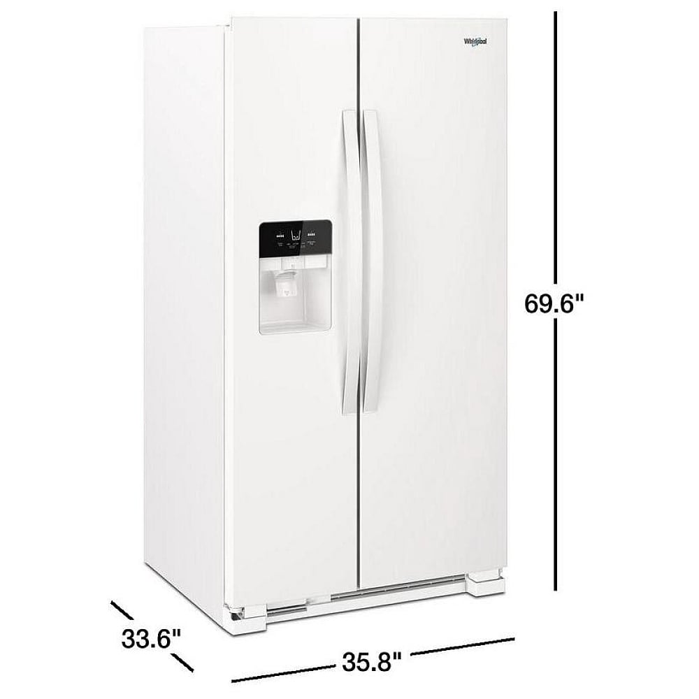 Whirlpool WRS325SDHW Side by Side Refrigerator