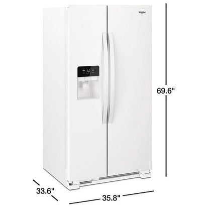 Whirlpool WRS325SDHW Side by Side Refrigerator