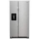 Whirlpool WRS325SDHZ Side by Side Refrigerator, 36 inch Width, Ice Dispenser (Thru Door), Water Dispenser (Exterior), 25 cu. ft. Capacity, Stainless Steel colour