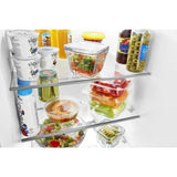 Whirlpool WRS331SDHB Side by Side Refrigerator, 33 inch Width, Ice Dispenser (Thru Door), Water Dispenser (Exterior), 21.4 cu. ft. Capacity, Black colour