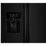 Whirlpool WRS335SDHB Side by Side Refrigerator, 36 inch Width, Ice Dispenser (Thru Door), Water Dispenser (Exterior), 25.5 cu. ft. Capacity, Black colour