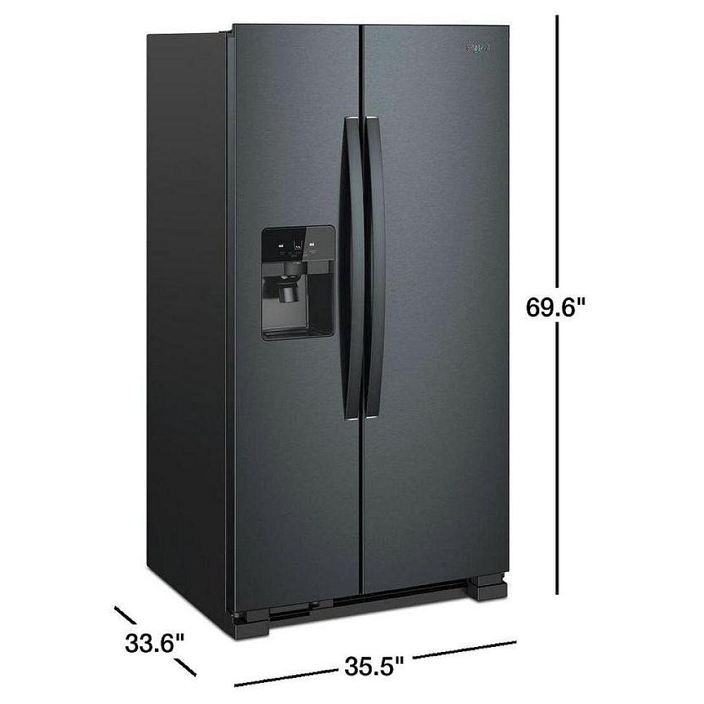 Whirlpool WRS555SIHV Side by Side Refrigerator