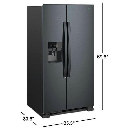 Whirlpool WRS555SIHV Side by Side Refrigerator