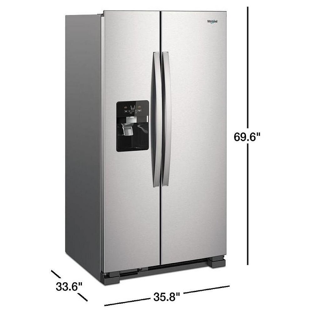 Whirlpool WRS555SIHZ Side by Side Refrigerator