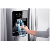 Whirlpool WRS555SIHZ Side by Side Refrigerator, 36 inch Width, Ice Dispenser (Thru Door), Water Dispenser (Exterior), 24.5 cu. ft. Capacity, Stainless Steel colour