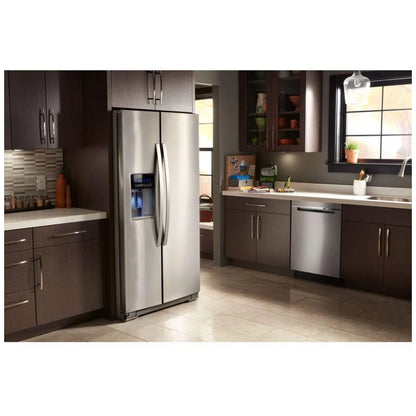 Whirlpool WRS588FIHZ Side by Side Refrigerator, 36 inch Width, 28.5 cu. ft. Capacity, Water Dispenser (Exterior), Ice Dispenser (Thru Door), Stainless Steel colour