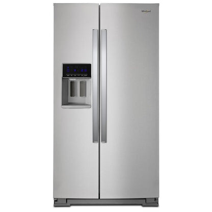 Whirlpool WRS588FIHZ Side by Side Refrigerator, 36 inch Width, 28.5 cu. ft. Capacity, Water Dispenser (Exterior), Ice Dispenser (Thru Door), Stainless Steel colour