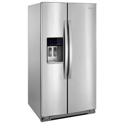Whirlpool WRS588FIHZ Side by Side Refrigerator, 36 inch Width, 28.5 cu. ft. Capacity, Water Dispenser (Exterior), Ice Dispenser (Thru Door), Stainless Steel colour