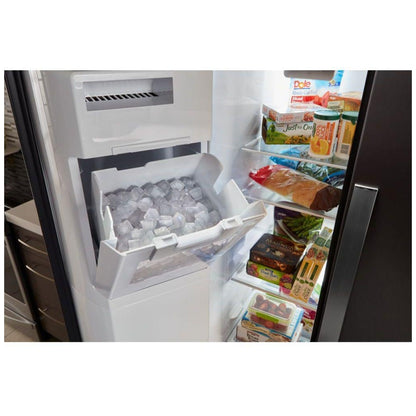Whirlpool WRS588FIHZ Side by Side Refrigerator, 36 inch Width, 28.5 cu. ft. Capacity, Water Dispenser (Exterior), Ice Dispenser (Thru Door), Stainless Steel colour