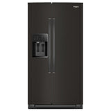 Whirlpool WRSC5536RV Side by Side Refrigerator, 36 inch Width, Counter Depth, Ice Dispenser (Thru Door), Water Dispenser (Exterior), 21 cu. ft. Capacity, Black Stainless colour