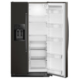 Whirlpool WRSC5536RV Side by Side Refrigerator, 36 inch Width, Counter Depth, Ice Dispenser (Thru Door), Water Dispenser (Exterior), 21 cu. ft. Capacity, Black Stainless colour
