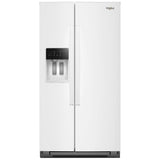 Whirlpool WRSC5536RW Side by Side Refrigerator, 36 inch Width, Counter Depth, Ice Dispenser (Thru Door), Water Dispenser (Exterior), 21 cu. ft. Capacity, White colour