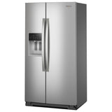 Whirlpool WRSC5536RZ Side by Side Refrigerator, 36 inch Width, Counter Depth, Ice Dispenser (Thru Door), Water Dispenser (Exterior), 21 cu. ft. Capacity, Stainless Steel colour