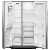 Whirlpool WRSC5536RZ Side by Side Refrigerator, 36 inch Width, Counter Depth, Ice Dispenser (Thru Door), Water Dispenser (Exterior), 21 cu. ft. Capacity, Stainless Steel colour