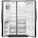 Whirlpool WRSF5536RB Side by Side Refrigerator, 36 inch Width, Ice Dispenser (Thru Door), Water Dispenser (Exterior), 28.49 cu. ft. Capacity, Black colour