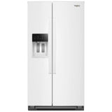 Whirlpool WRSF5536RW Side by Side Refrigerator, 36 inch Width, Ice Dispenser (Thru Door), Water Dispenser (Exterior), 28.49 cu. ft. Capacity, White colour
