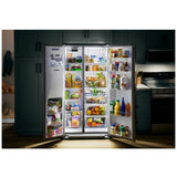 Whirlpool WRSF5536RZ Side by Side Refrigerator, 36 inch Width, Ice Dispenser (Thru Door), Water Dispenser (Exterior), 28.49 cu. ft. Capacity, FingerPrint Resistant Stainless Steel colour