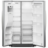 Whirlpool WRSF5536RZ Side by Side Refrigerator, 36 inch Width, Ice Dispenser (Thru Door), Water Dispenser (Exterior), 28.49 cu. ft. Capacity, FingerPrint Resistant Stainless Steel colour