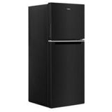 Whirlpool WRT112CZJB Top Freezer Refrigerator, 24 inch Width, 11.6 cu. ft. Capacity, Optional Ice Maker (Special Order), Counter Depth, Black colour