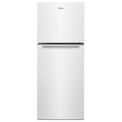 Whirlpool WRT112CZJW Top Freezer Refrigerator, 24 inch Width, 11.6 cu. ft. Capacity, Optional Ice Maker (Special Order), Counter Depth, White colour