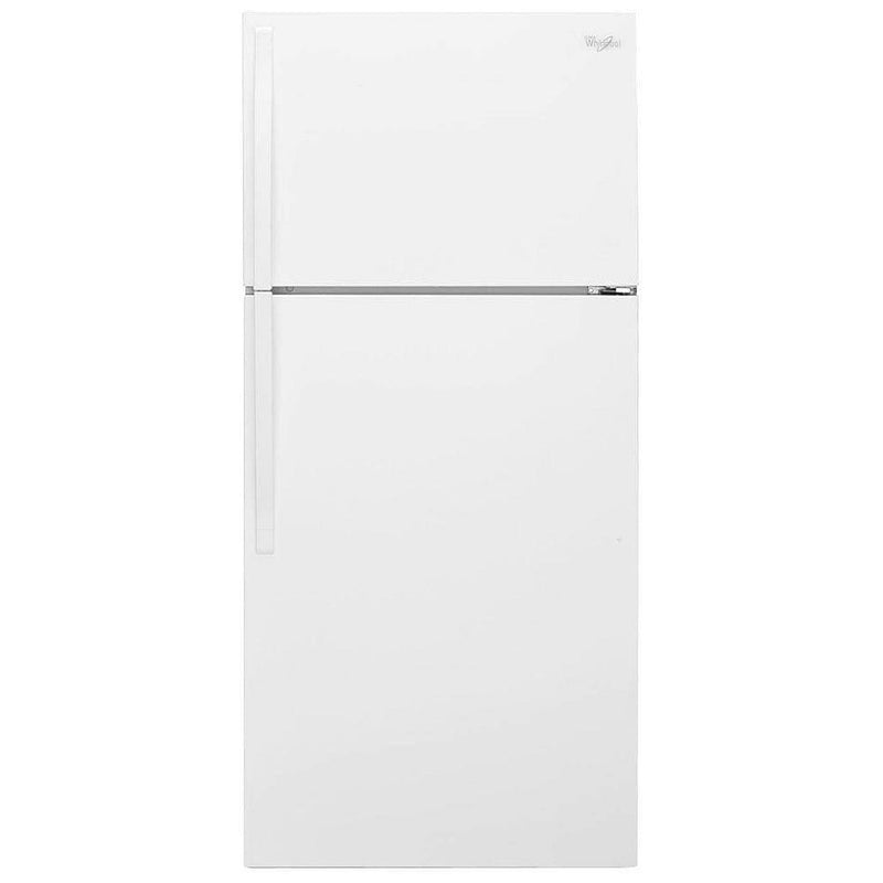 Whirlpool WRT134TFDW Top Freezer Refrigerator, 28 inch Width, 14.6 cu. ft. Capacity, Optional Ice Maker (Special Order), White colour