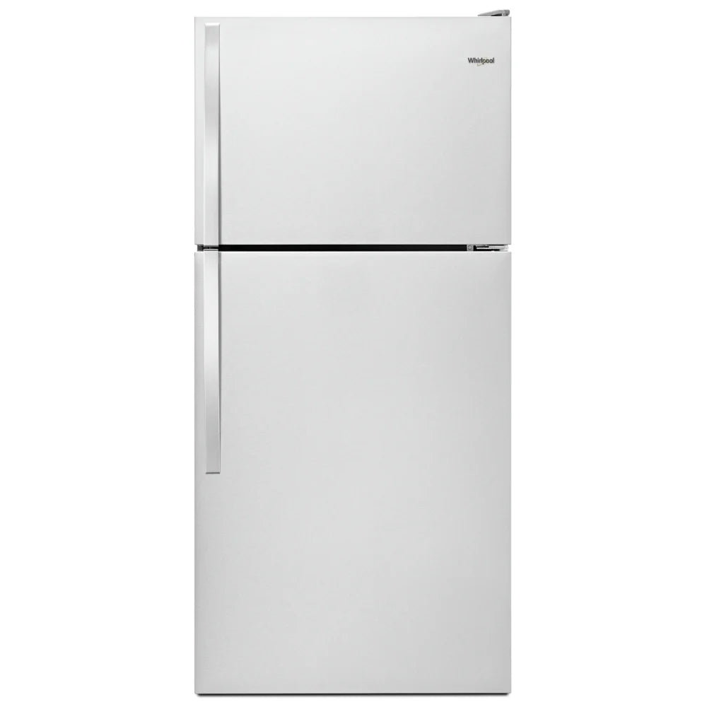 Whirlpool WRT148FZDM Top Freezer Refrigerator, 30 inch Width, 18.20 cu. ft. Capacity, Optional Ice Maker (Special Order), ENERGY STAR Certified, Stainless Steel colour
