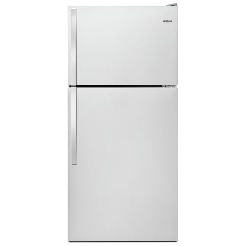 Whirlpool WRT148FZDM Top Freezer Refrigerator, 30 inch Width, 18.20 cu. ft. Capacity, Optional Ice Maker (Special Order), ENERGY STAR Certified, Stainless Steel colour