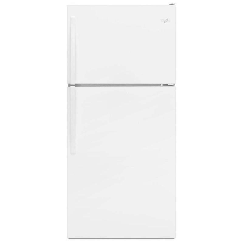 Whirlpool WRT148FZDW Top Freezer Refrigerator, 30 inch Width, 18.2 cu. ft. Capacity, Optional Ice Maker (Special Order), ENERGY STAR Certified, White colour