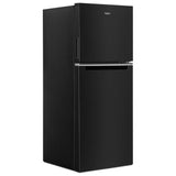 Whirlpool WRT312CZJB Top Freezer Refrigerator, 24 inch Width, 11.6 cu. ft. Capacity, Optional Ice Maker (Special Order), Counter Depth, Black colour