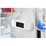 Whirlpool WRT312CZJB Top Freezer Refrigerator, 24 inch Width, 11.6 cu. ft. Capacity, Optional Ice Maker (Special Order), Counter Depth, Black colour