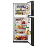 Whirlpool WRT312CZJV Top Freezer Refrigerator, 24 inch Width, 11.6 cu. ft. Capacity, Optional Ice Maker (Special Order), Counter Depth, Black Stainless Steel colour