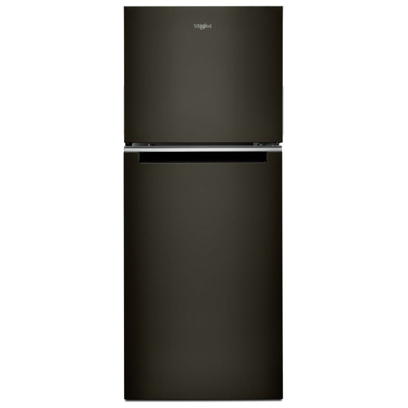 Whirlpool WRT312CZJV Top Freezer Refrigerator, 24 inch Width, 11.6 cu. ft. Capacity, Optional Ice Maker (Special Order), Counter Depth, Black Stainless Steel colour