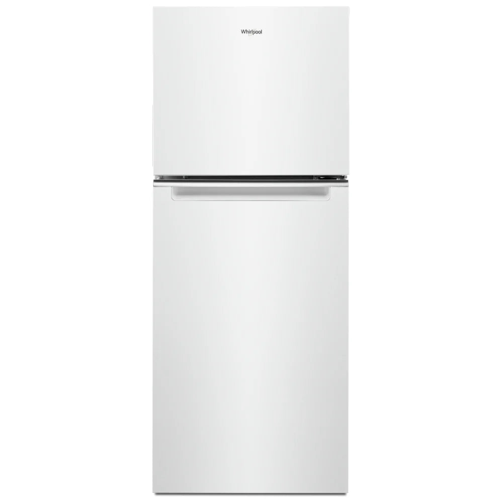Front view of Whirlpool WRT312CZJW Top Freezer Refrigerator