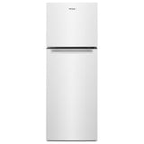 Whirlpool WRT313CZLW Top Freezer Refrigerator, 24 inch Width, 12.9 cu. ft. Capacity, Ice Dispenser (Freezer Located), White colour