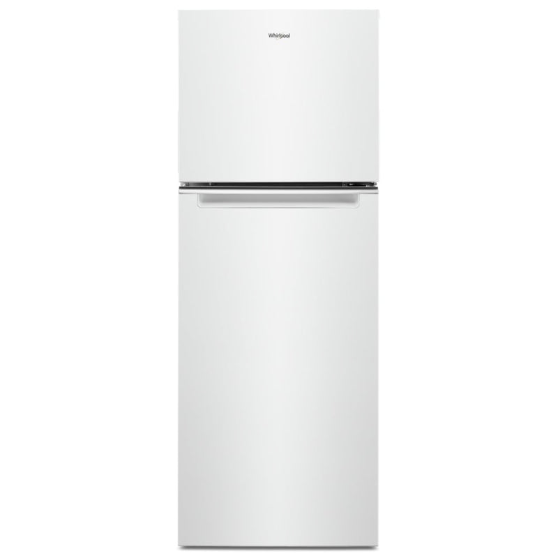 Whirlpool WRT313CZLW Top Freezer Refrigerator, 24 inch Width, 12.9 cu. ft. Capacity, Ice Dispenser (Freezer Located), White colour