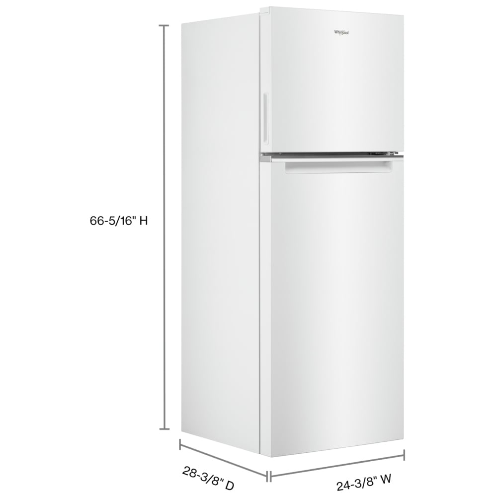 Whirlpool WRT313CZLW Top Freezer Refrigerator
