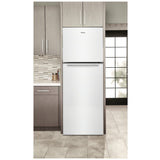 Whirlpool WRT313CZLW Top Freezer Refrigerator, 24 inch Width, 12.9 cu. ft. Capacity, Ice Dispenser (Freezer Located), White colour